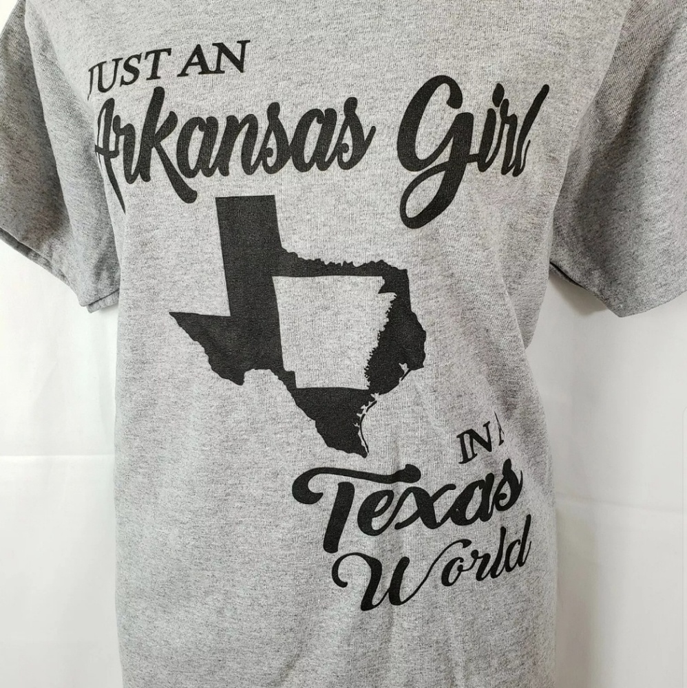 Arkansas Girl Texas World Medium Graphic T-Shirt - Picture 8 of 8